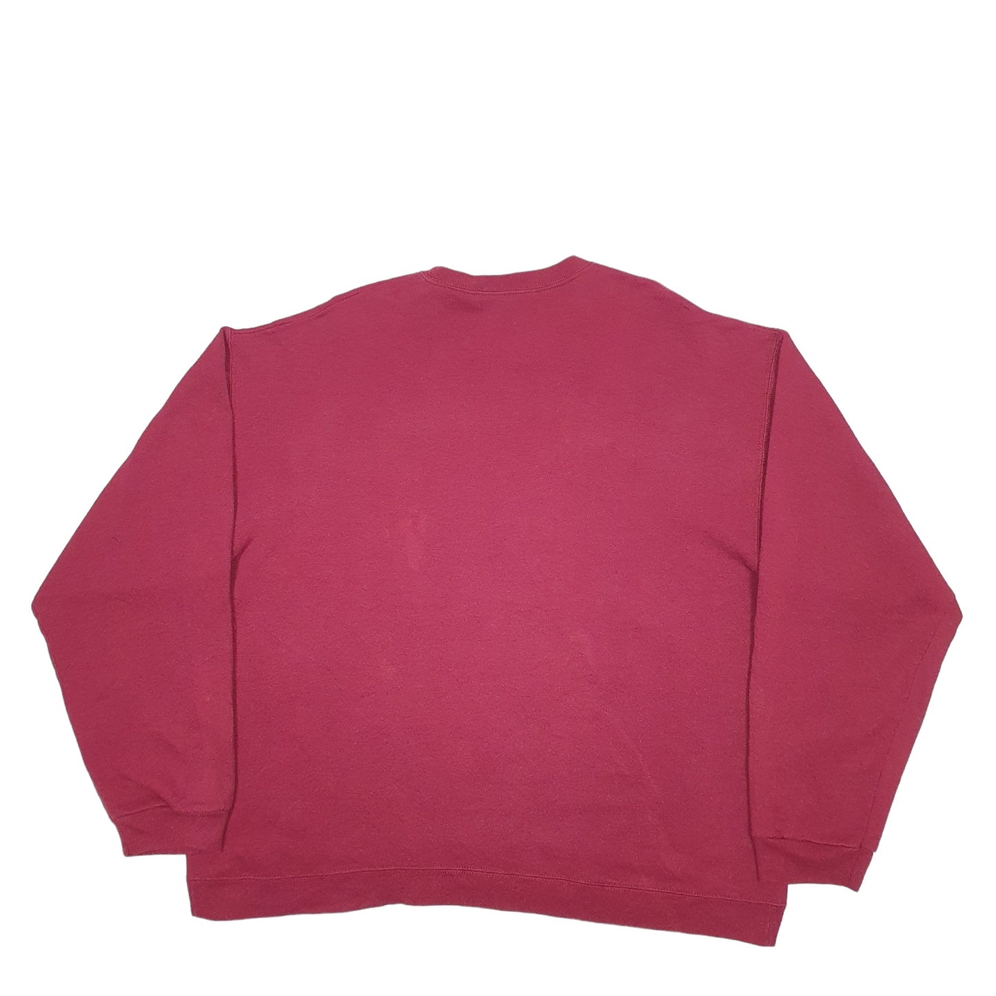Mens Burgundy Hanes  Crewneck Jumper