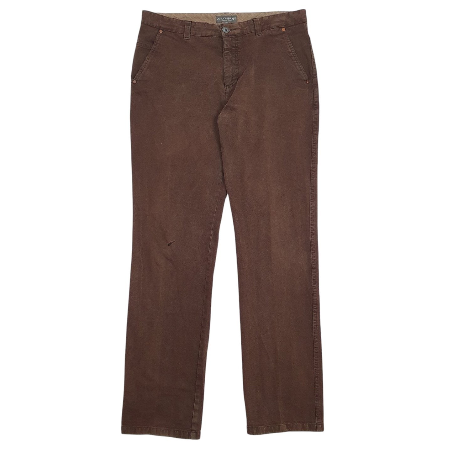 Mens Brown AT Company Work Wear Carpenter Trousers