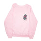 Womens Pink Tultex Vintage Made In USA Raglan Marthas Vinyard Beach Rose 90s Crewneck Jumper