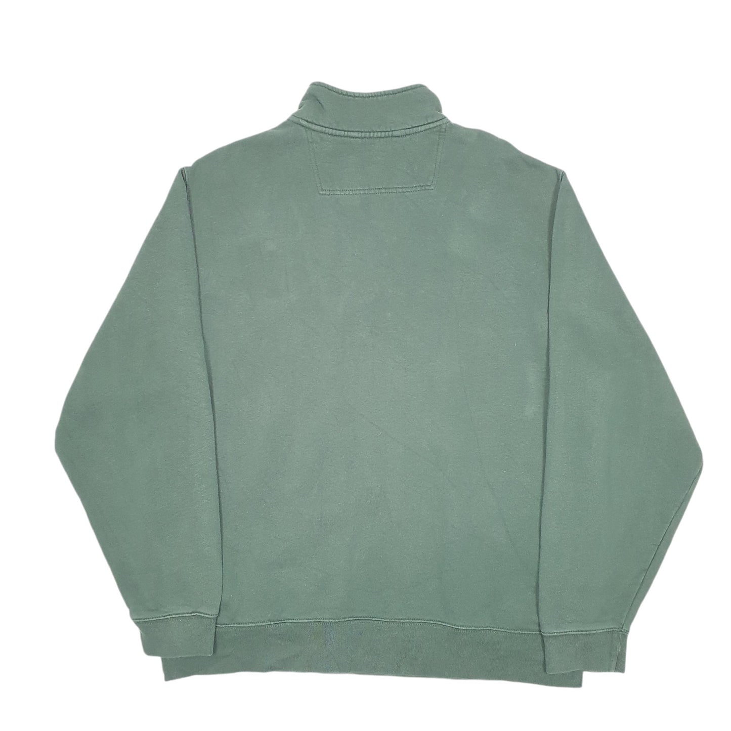 Mens Green L.L.Bean  Quarter Zip Jumper