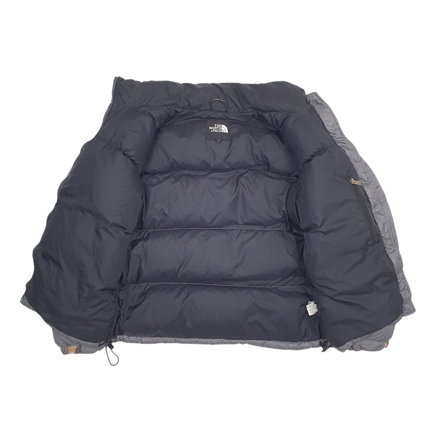 Mens Grey The North Face Nuptse 700  Coat