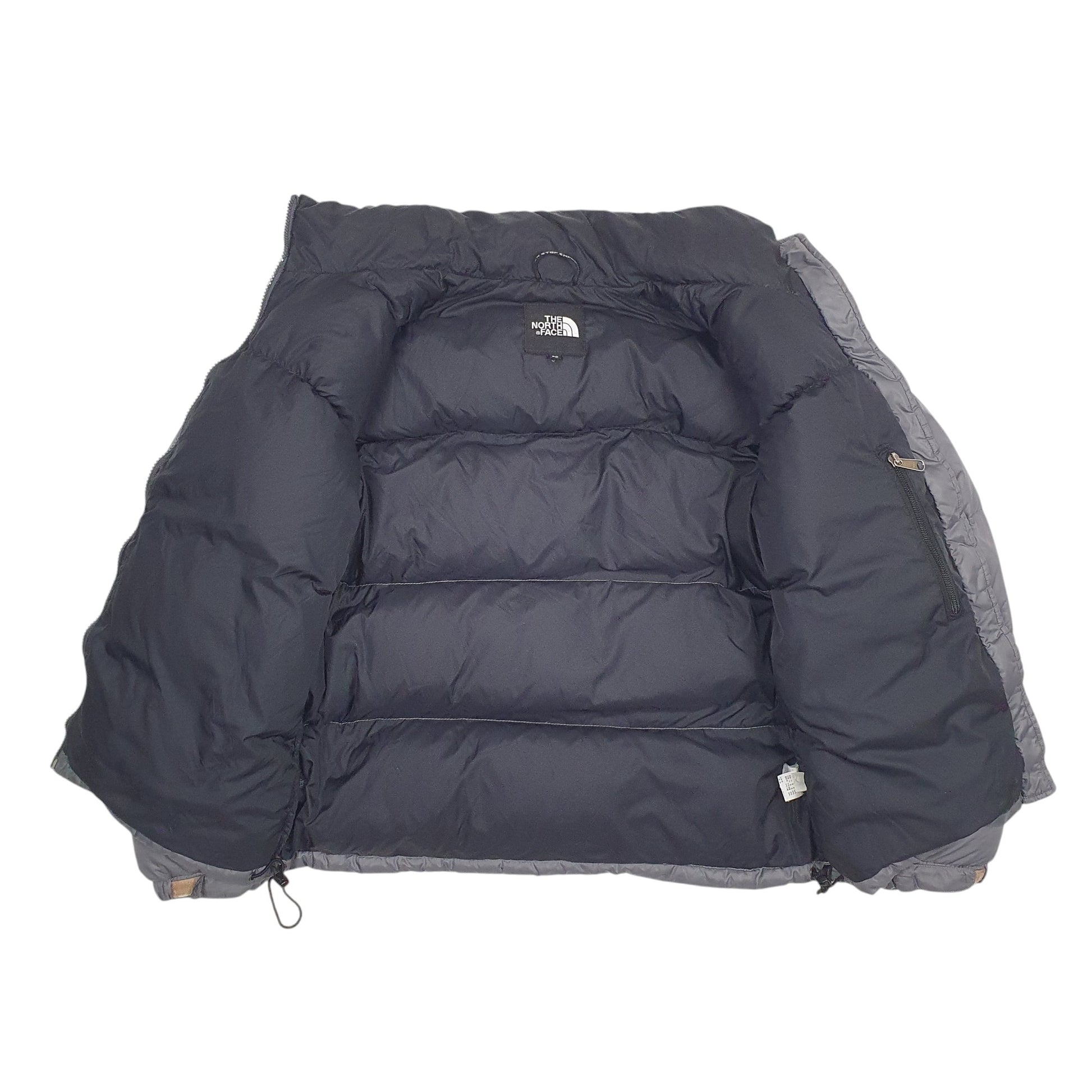 Mens Grey The North Face Nuptse 700  Coat