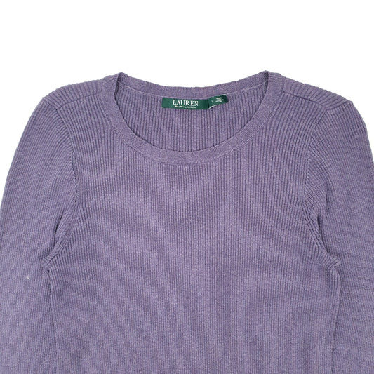 Womens Purple Ralph Lauren  Crewneck Jumper