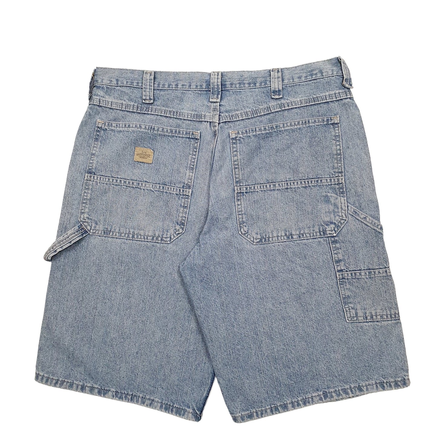 Mens Blue Lee Dungarees Carpenter Shorts