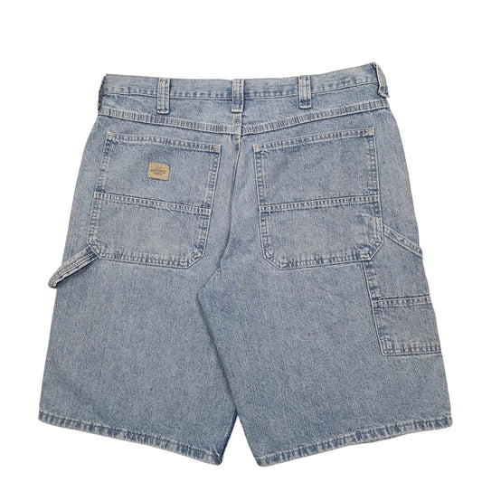 Mens Blue Lee Dungarees Carpenter Shorts