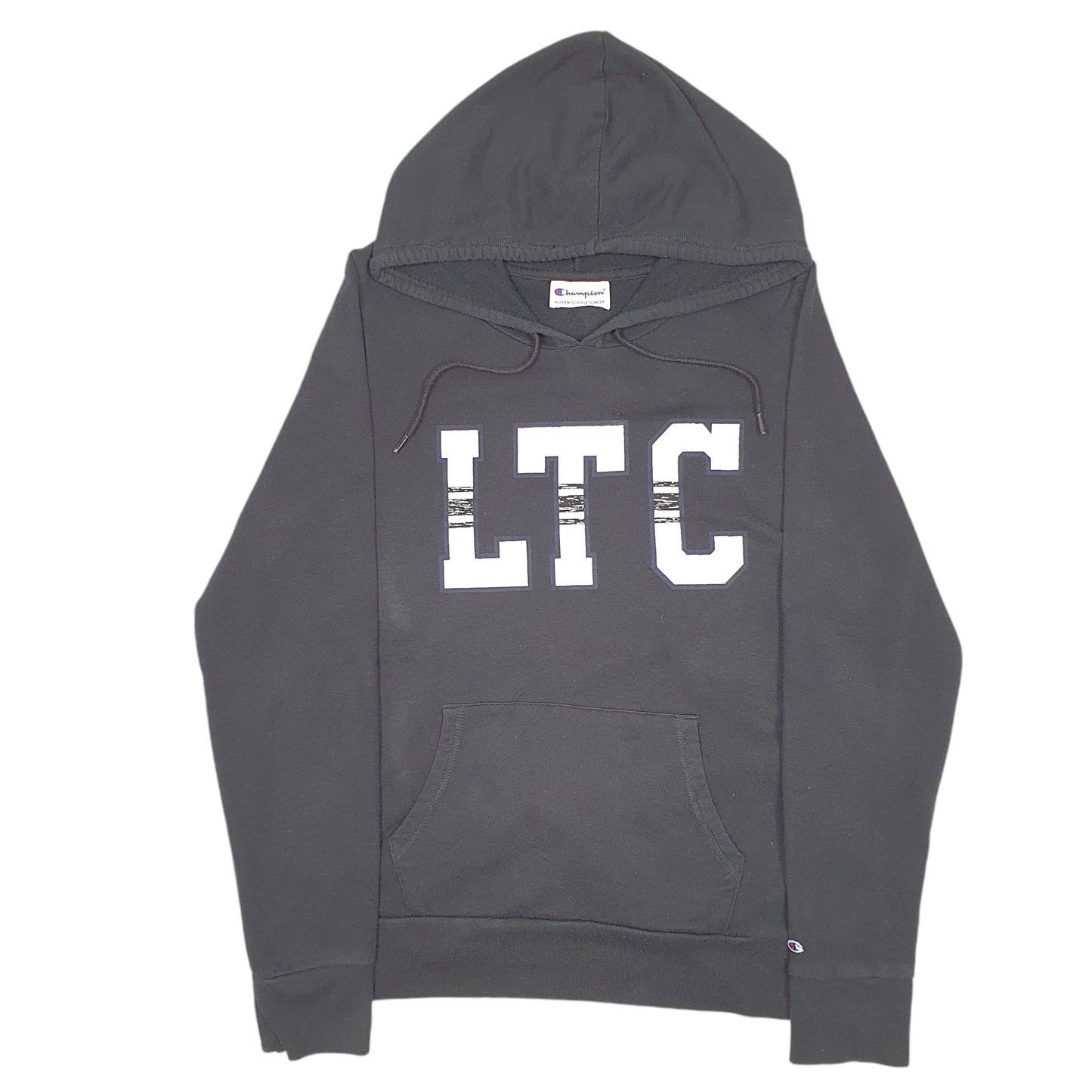 Womens Black Champion LTC College USA Hoodie Jumper