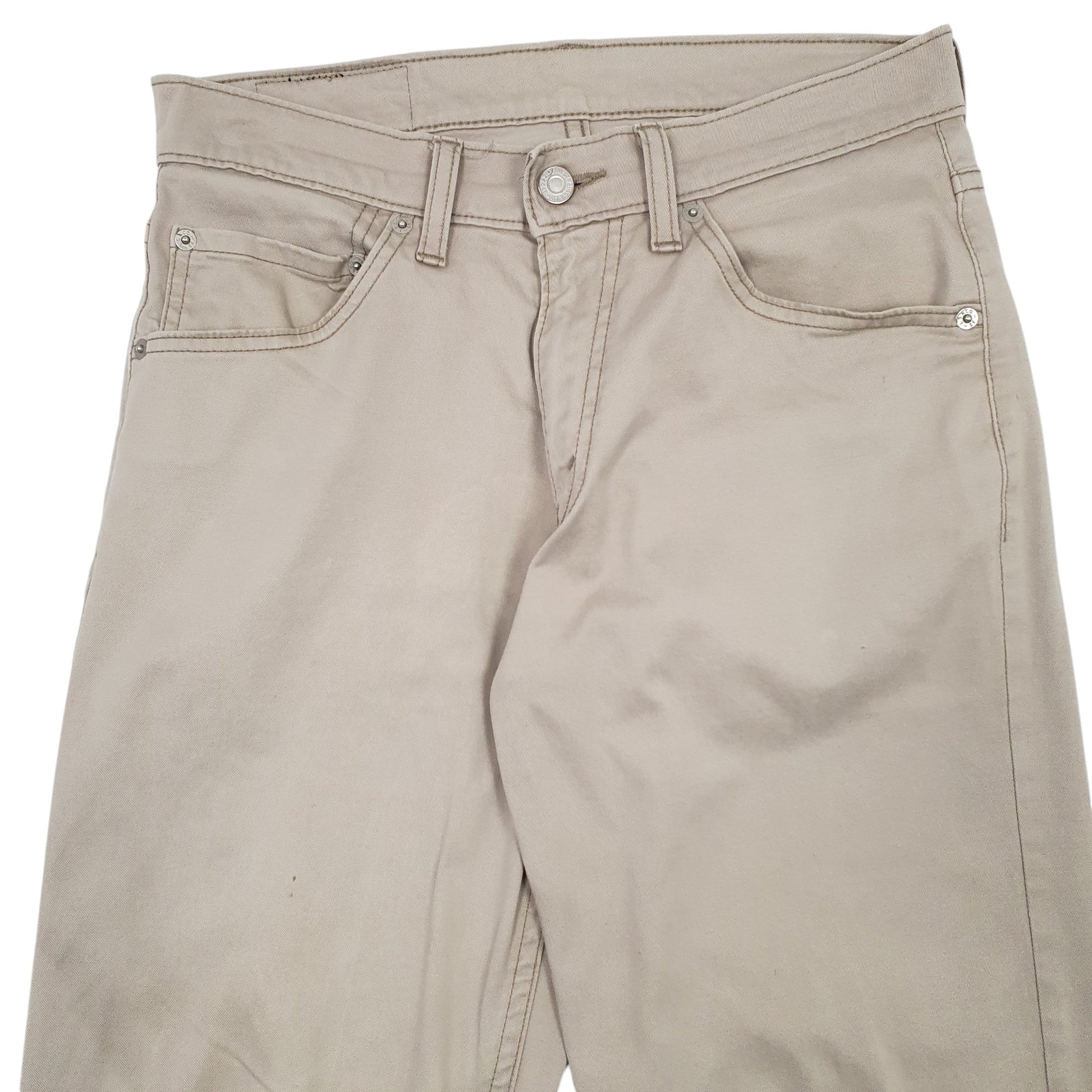 Mens Beige Levis  Chino Trousers