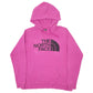 Womens Pink The North Face Spellout Hoodie Jumper