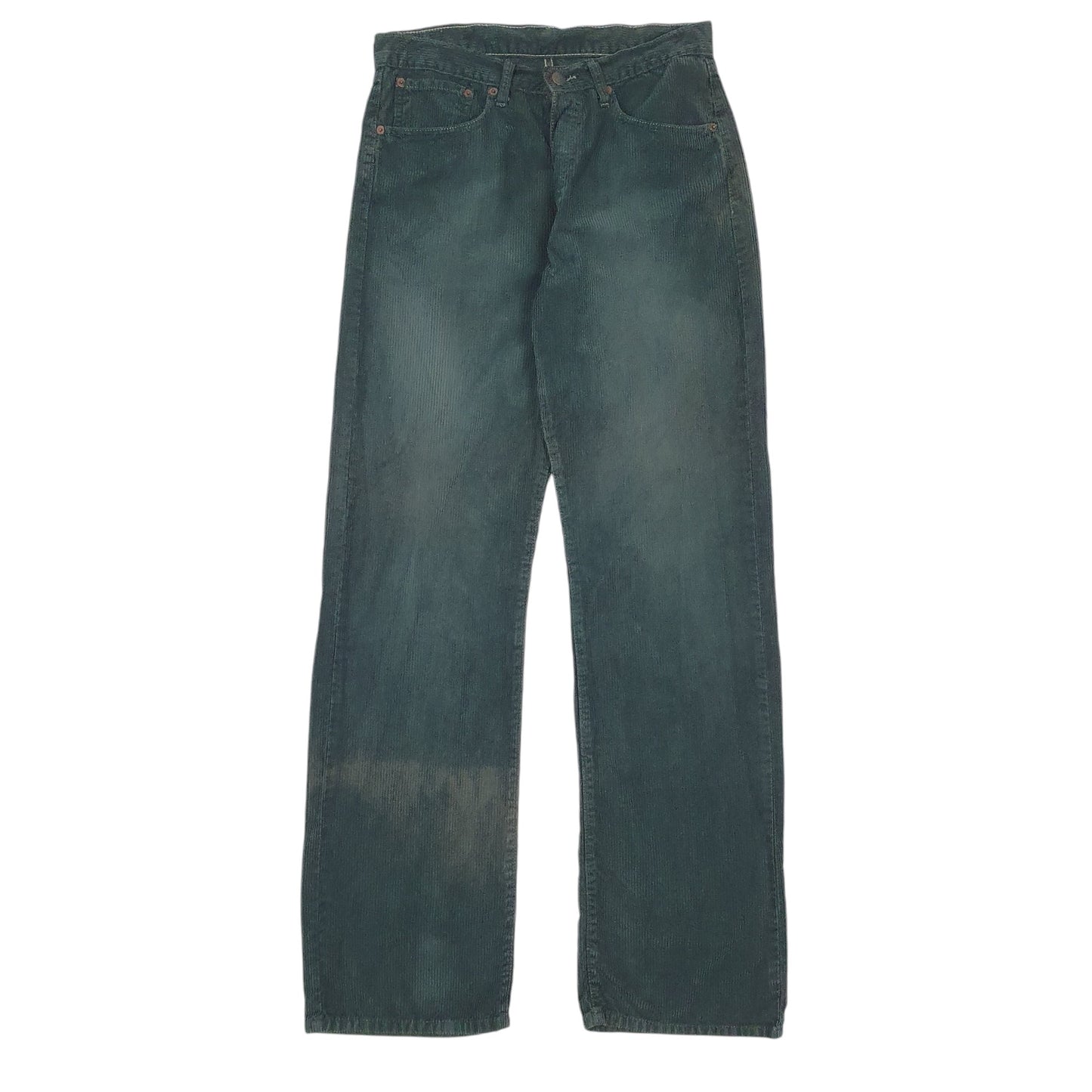 Mens Green Levis  Corduroy Trousers