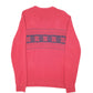 Mens Red Nautica Knit Snowflake Winter Festive Crewneck Jumper