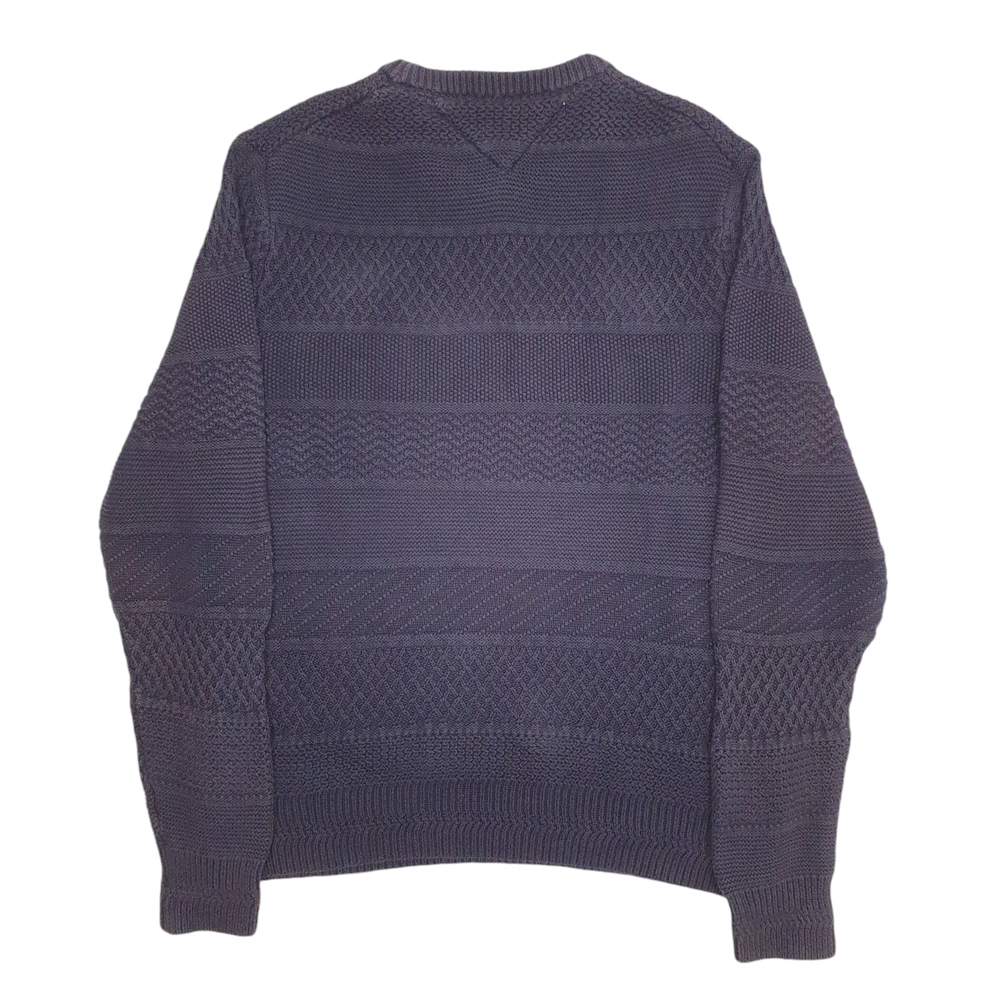 Mens Navy Tommy Hilfiger Knit Crewneck Jumper