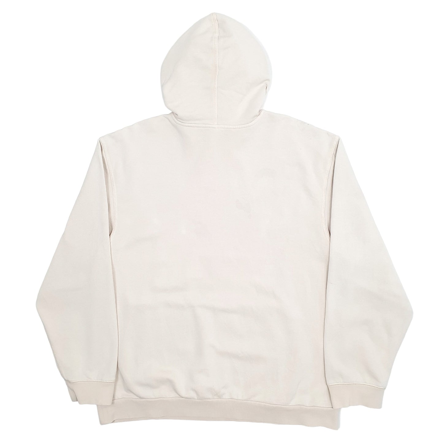 Mens Beige Puma Spellout Hoodie Jumper