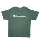 Mens Green Champion Spellout Short Sleeve T Shirt