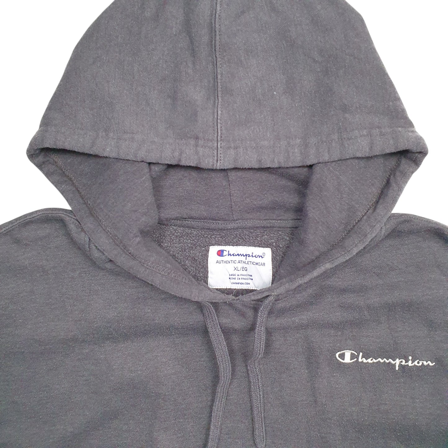 Mens Grey Champion  Hoodie Jumper