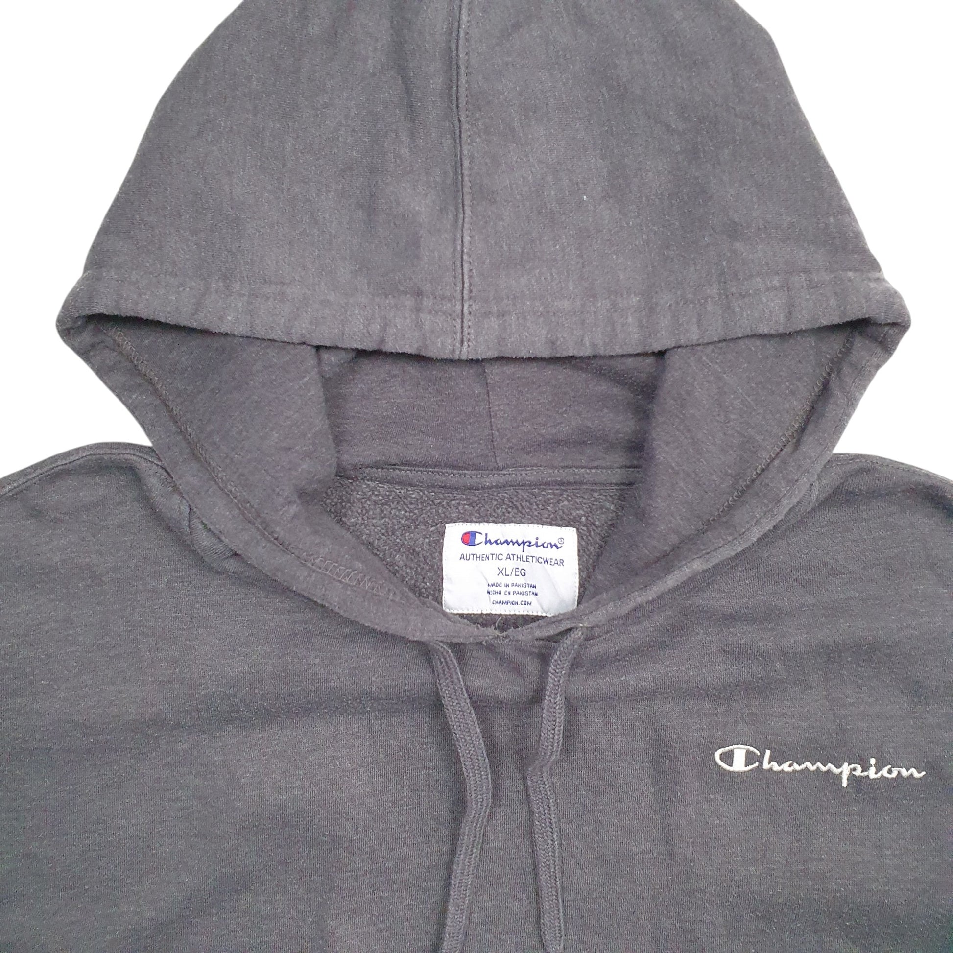Mens Grey Champion  Hoodie Jumper