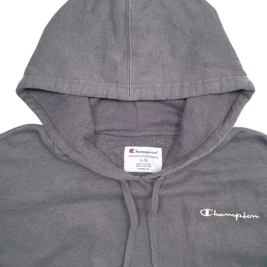 Mens Grey Champion  Hoodie Jumper