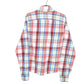 Mens White Abercrombie & Fitch Muscle Flannel New York Long Sleeve Shirt