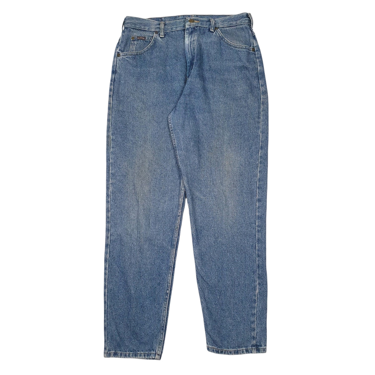 LEE Riders Jeans Regular Fit Blue Denim Trousers Mens W32 L30