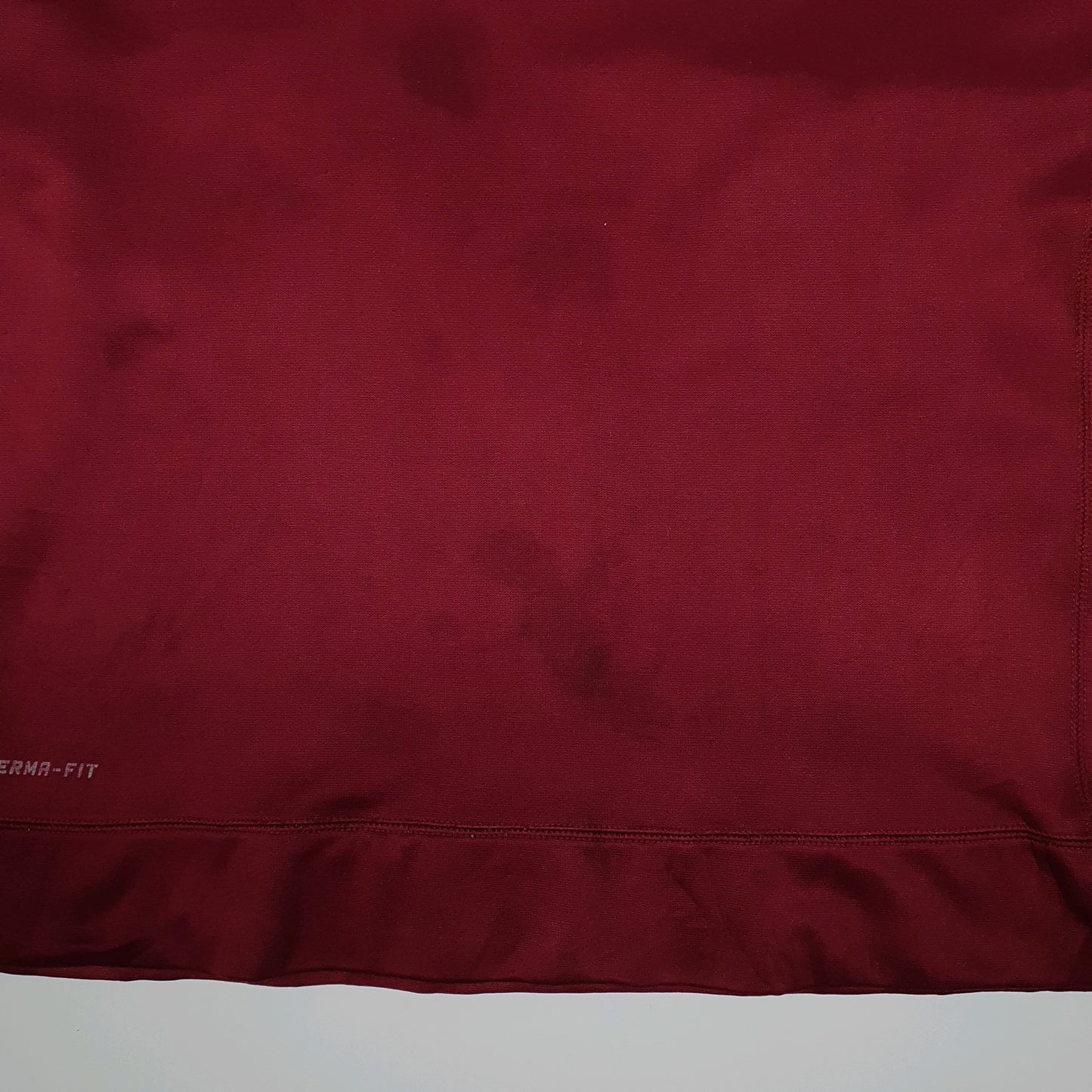 Mens Burgundy Nike Therma Fit Crewneck Jumper