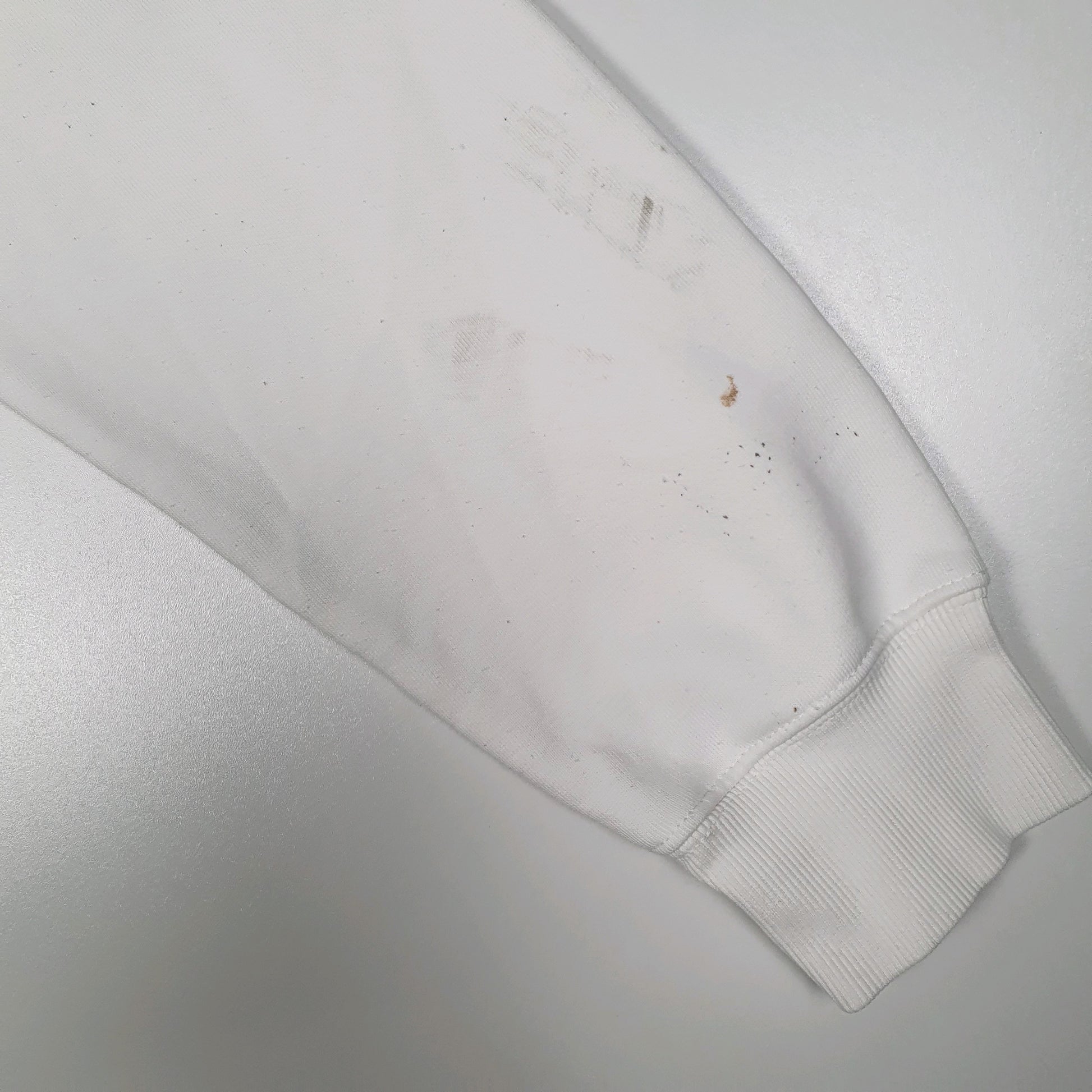 Mens White Carhartt  Quarter Zip Jumper