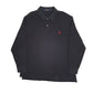 Mens Black Polo Ralph Lauren  Long Sleeve Polo Shirt