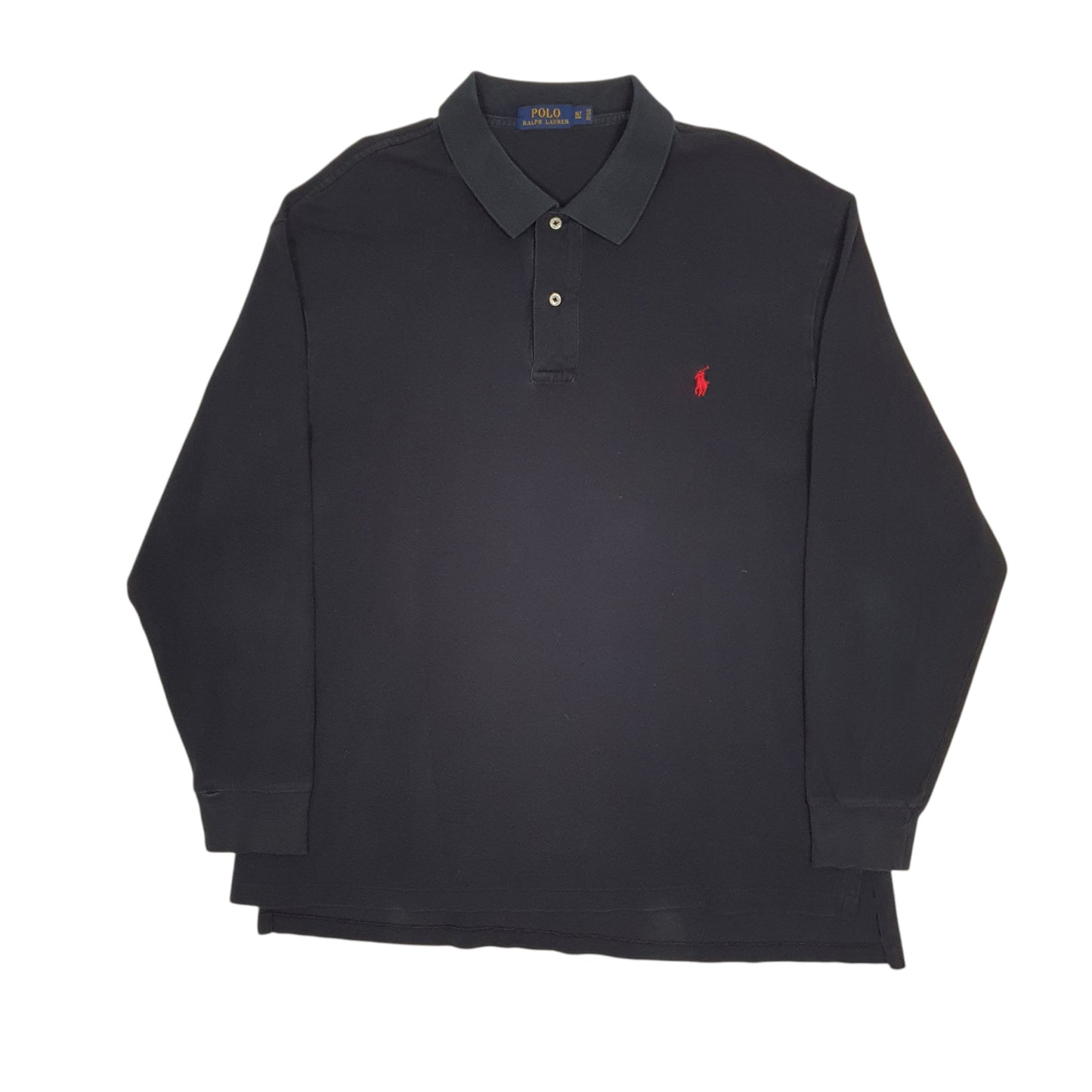 Mens Black Polo Ralph Lauren  Long Sleeve Polo Shirt