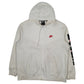 Mens White Nike Hoodie Full Zip Jumper