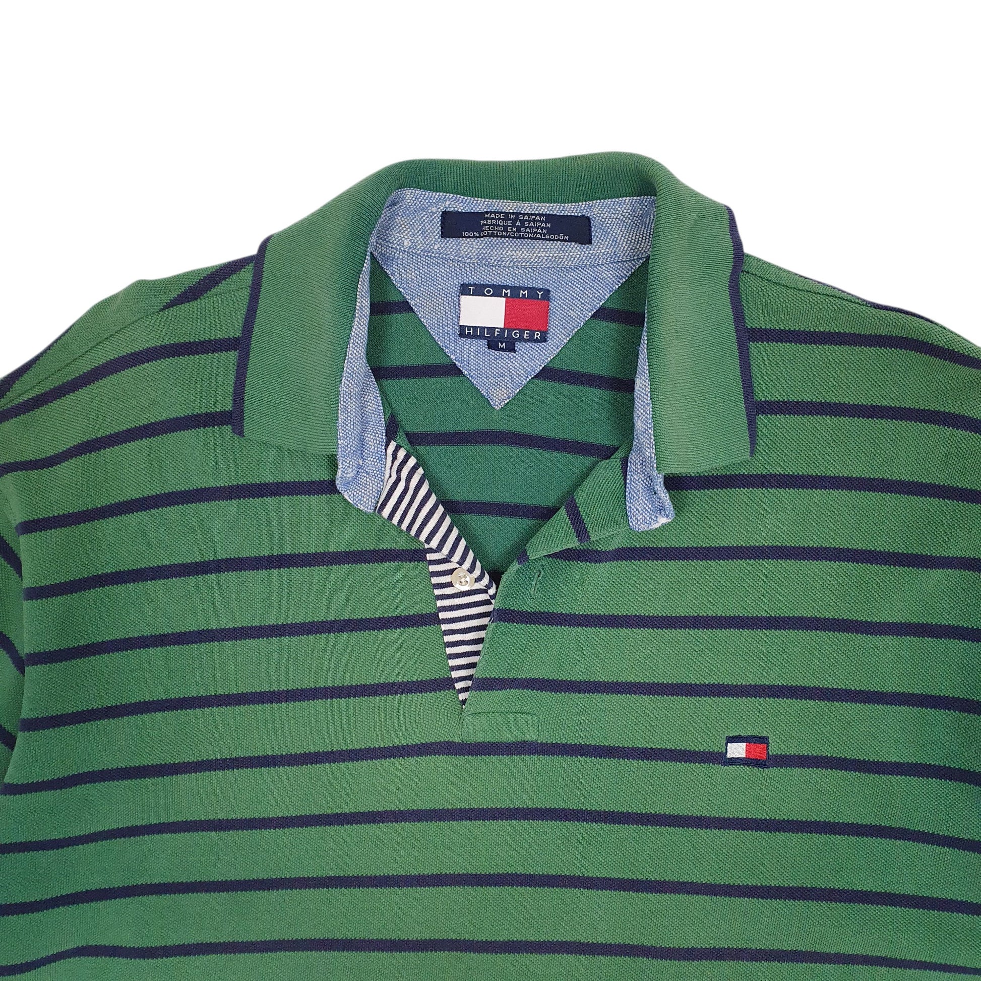 Mens Green Polo Ralph Lauren Vintage 90s  Polo Shirt