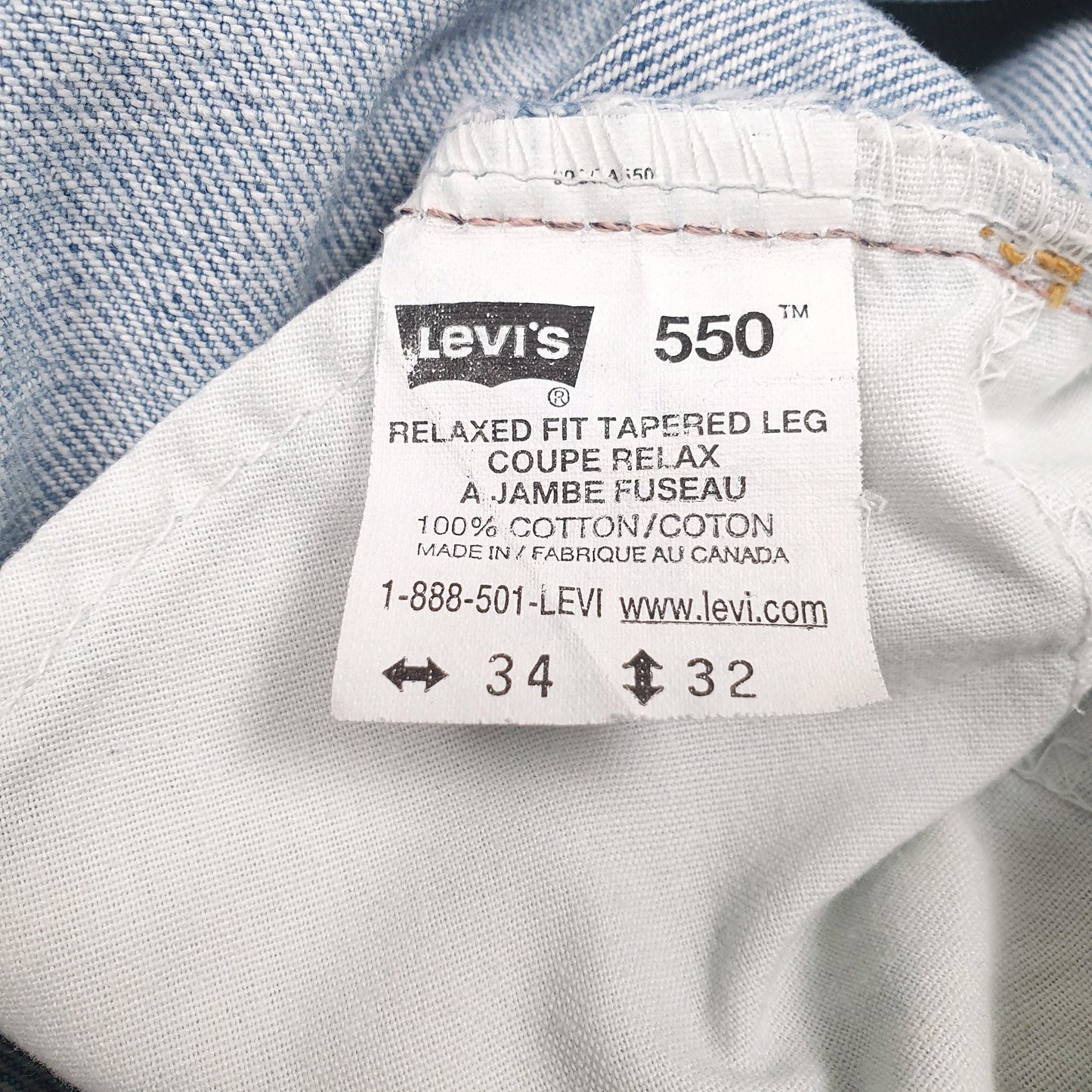 Mens Blue Levis Vintage  Jeans