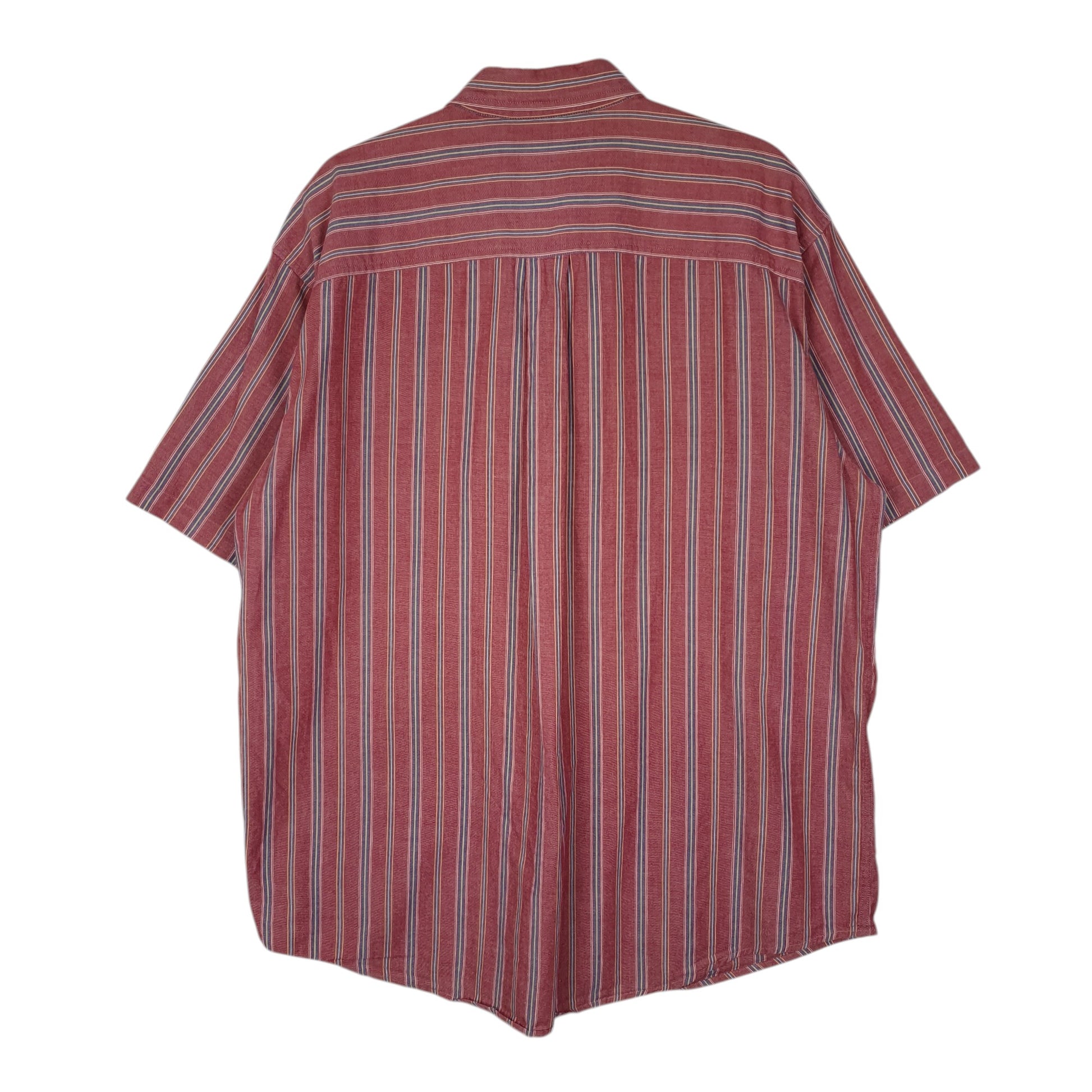 Mens Burgundy L.L.Bean Vintage 90s  Shirt