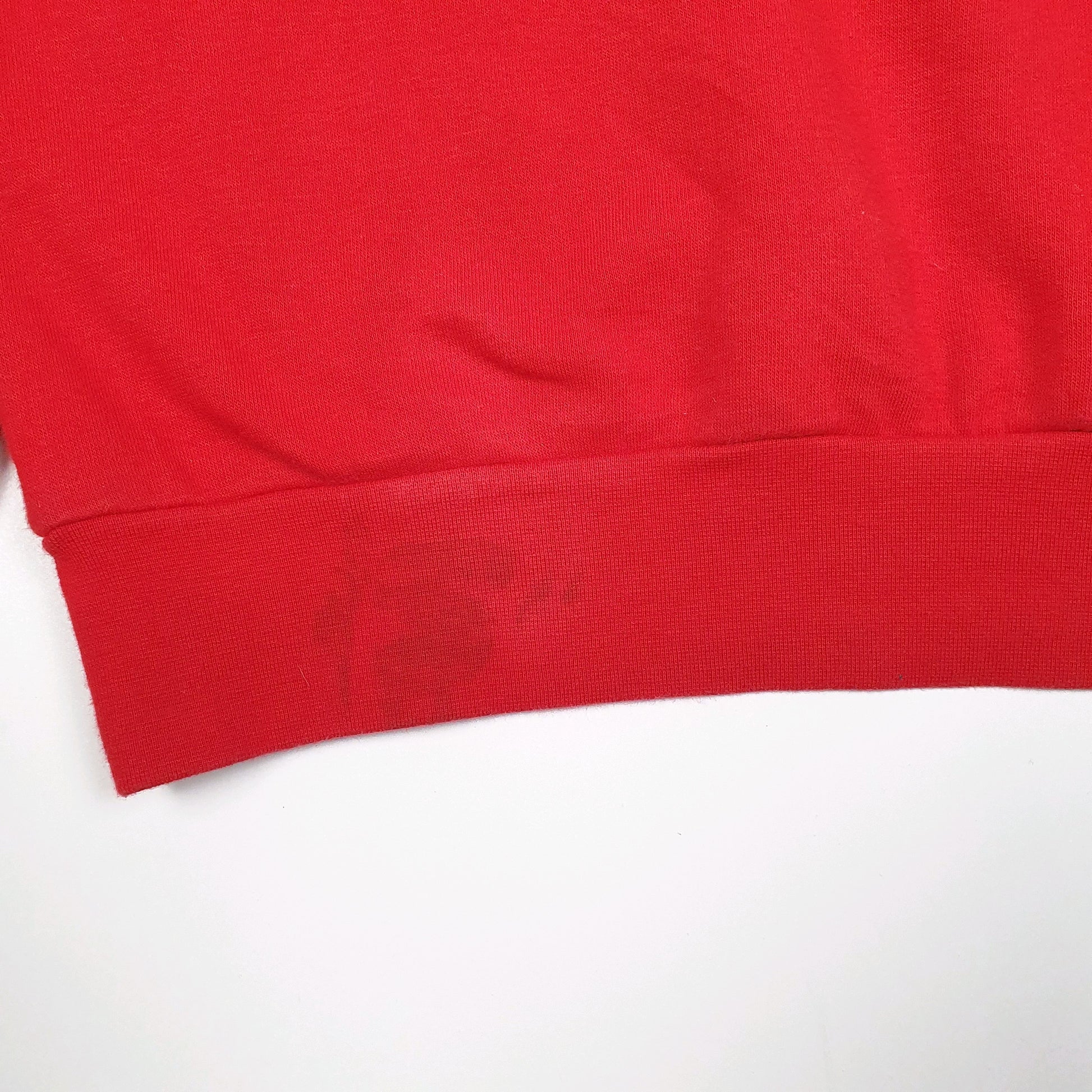 Mens Red Adidas  Hoodie Jumper