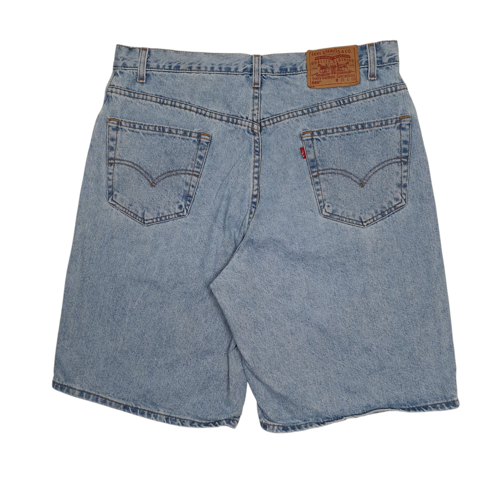 Mens Blue Levis Vintage 90s 560  Shorts