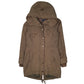 Womens Brown Tommy Hilfiger Hooded Longline  Coat