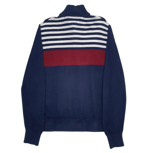 Mens Navy Tommy Hilfiger  Quarter Zip Jumper