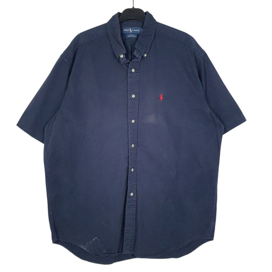 Mens Navy Ralph Lauren  Short Sleeve Shirt
