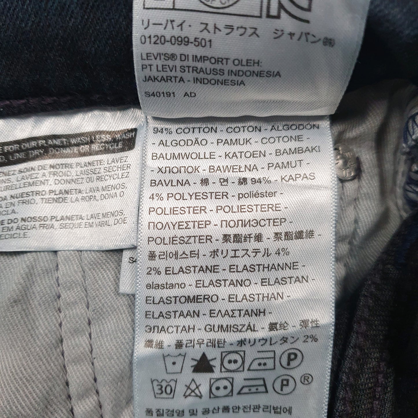 Mens Blue Levis   Jeans