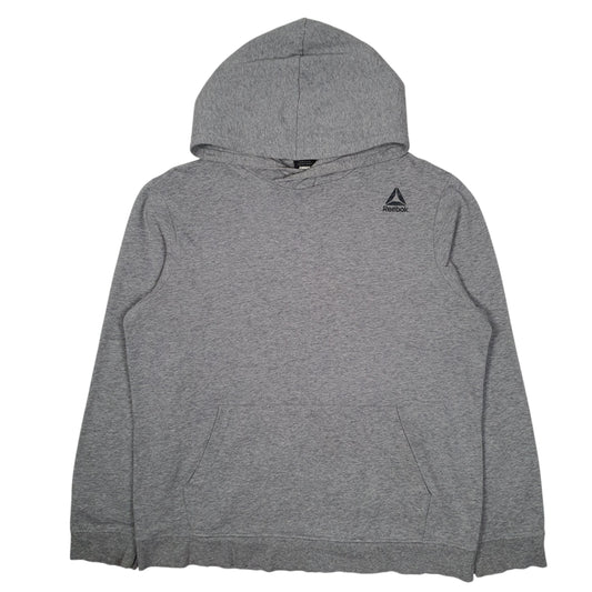 Womens Grey Reebok  Hoodie Jumper
