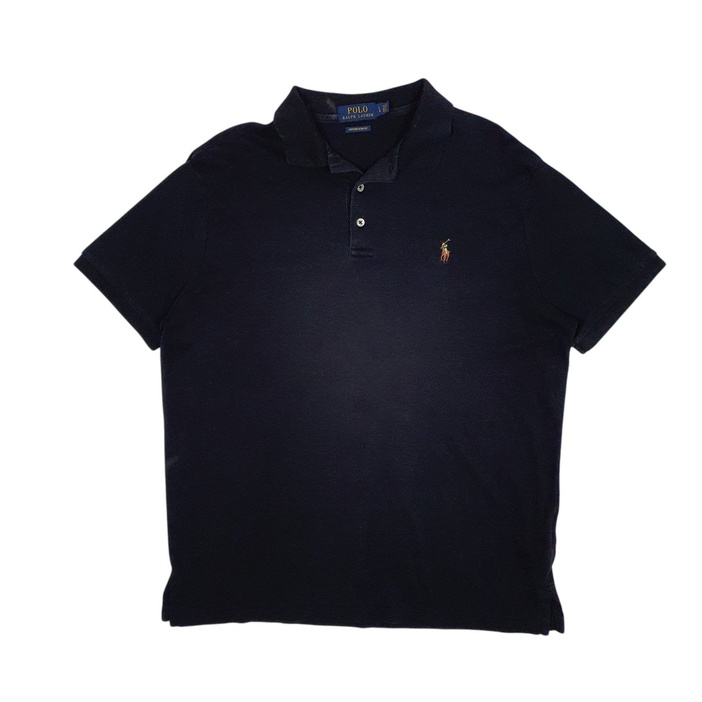 Mens Black Polo Ralph Lauren  Short Sleeve Polo Shirt