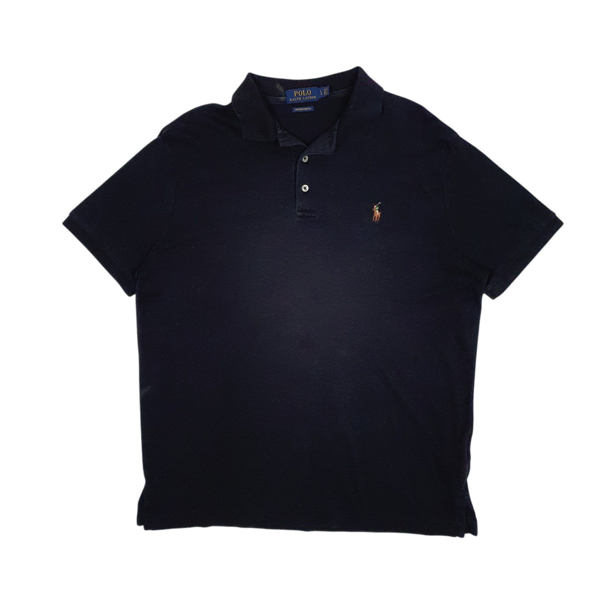 Mens Black Polo Ralph Lauren  Short Sleeve Polo Shirt