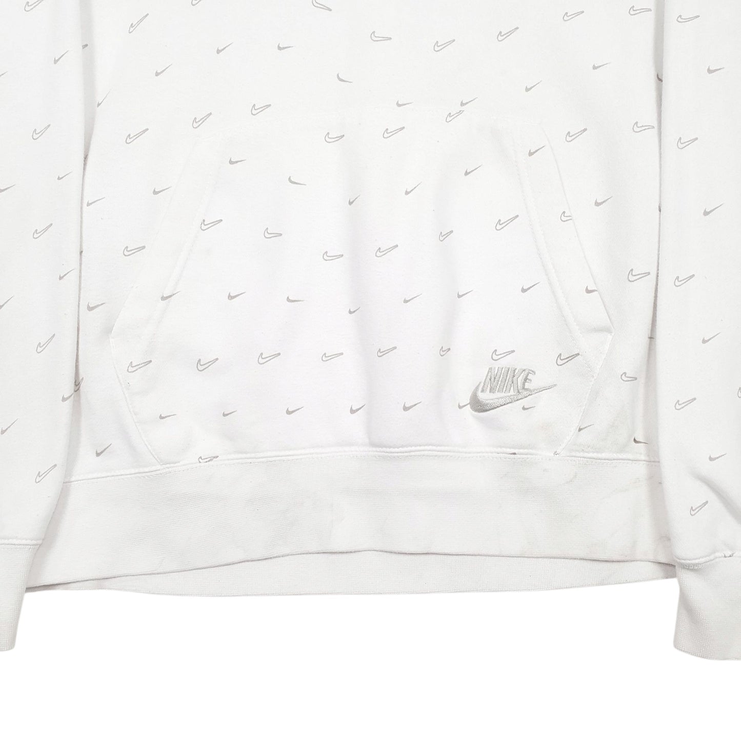 Mens White Nike  Hoodie Jumper