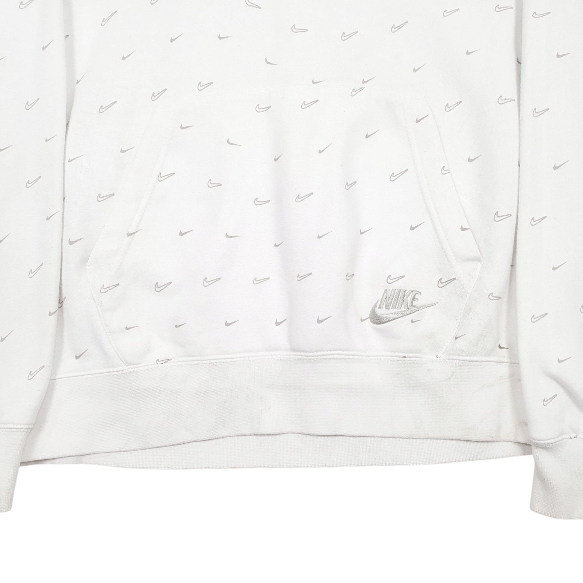 Mens White Nike  Hoodie Jumper