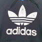 Mens Black Adidas Spellout Hoodie Jumper