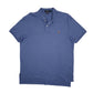 Mens Blue Polo Ralph Lauren Pima Soft Touch Short Sleeve Polo Shirt