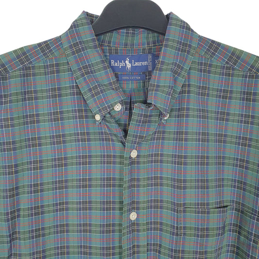 Mens Green Ralph Lauren Vintage  Shirt