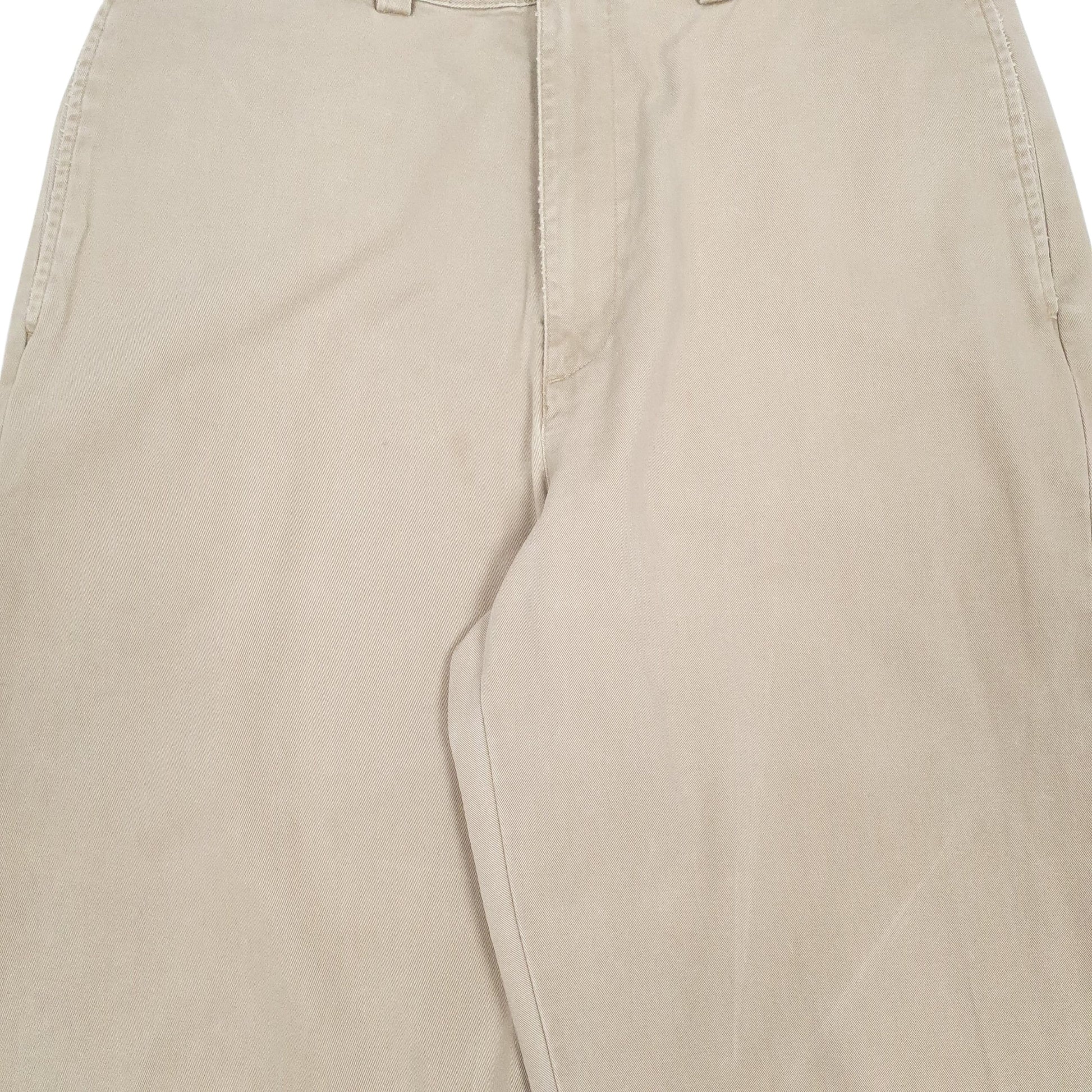 Mens Beige Polo Ralph Lauren Philip Pant 90s  Trousers