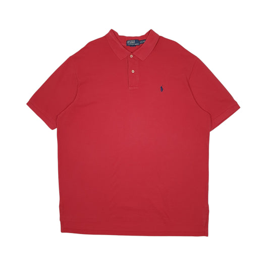 Mens Red Polo Ralph Lauren  Short Sleeve Polo Shirt