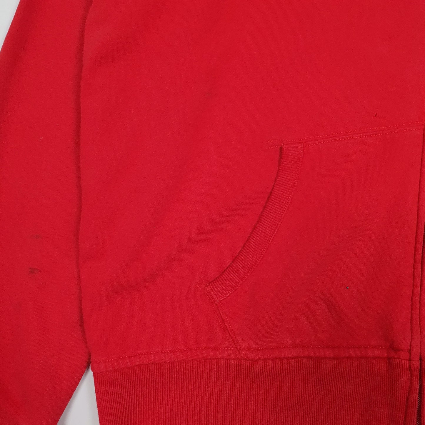 Mens Red Polo Ralph Lauren Polo Bear Hoodie Full Zip Jumper