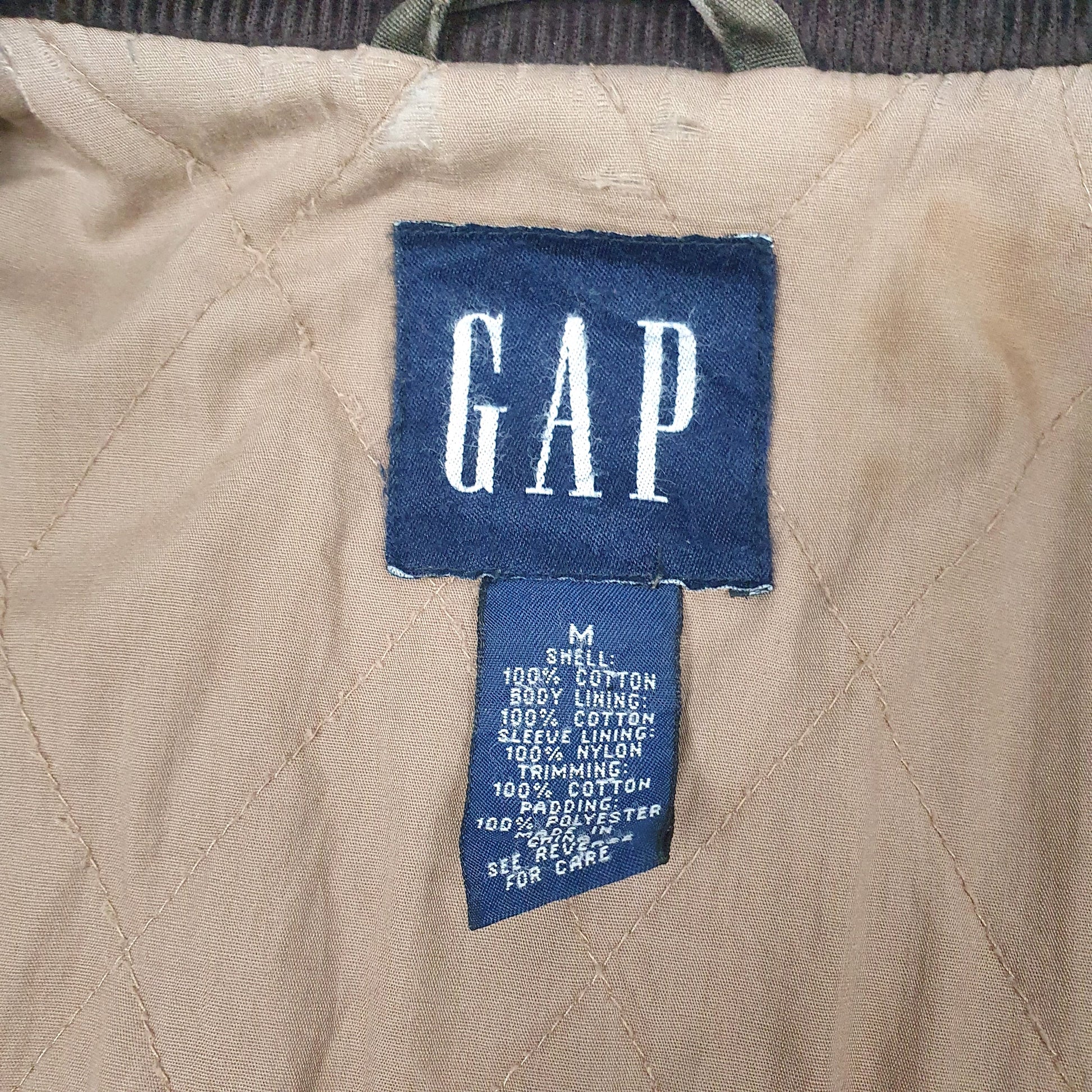Mens Green Gap   Coat
