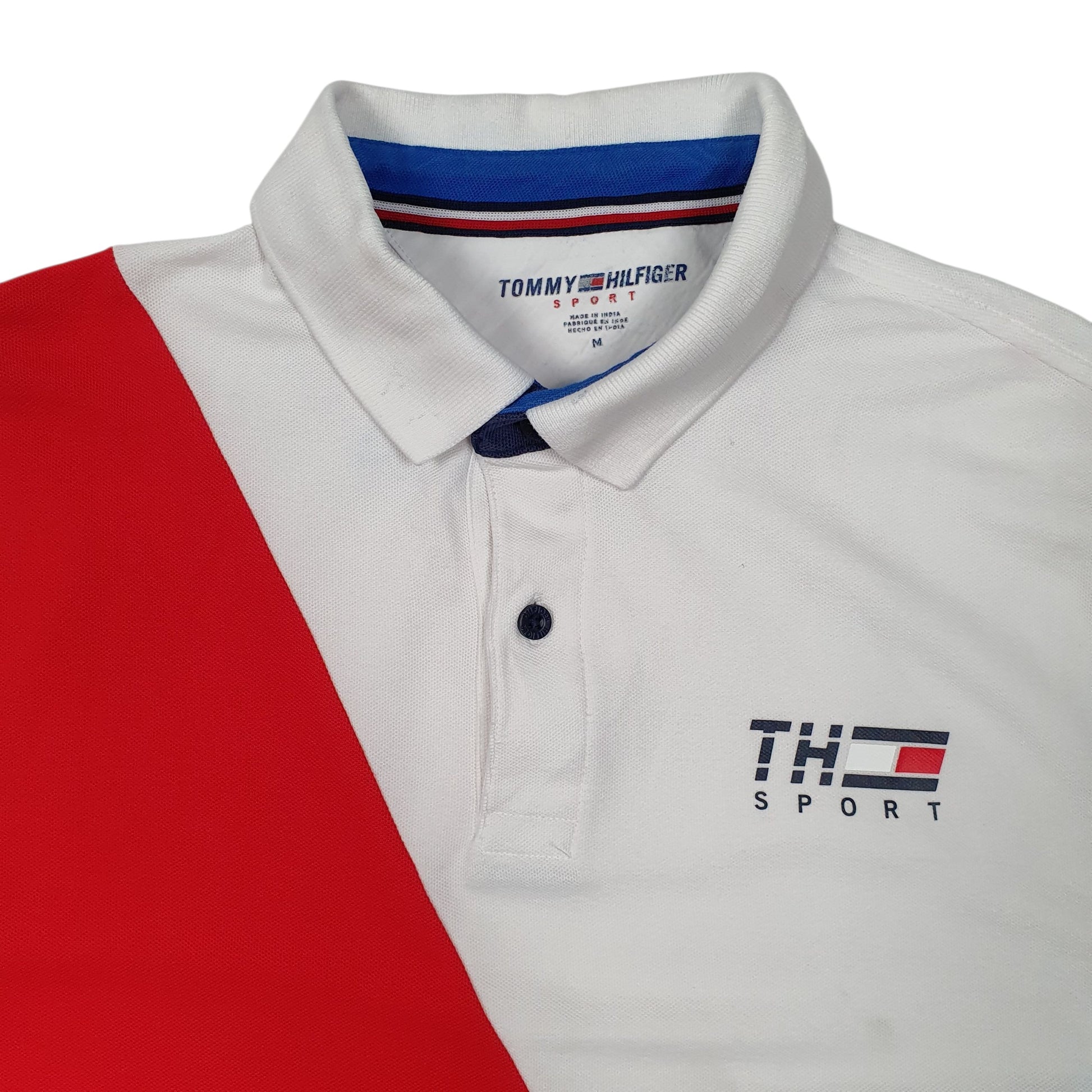 Mens Red Tommy Hilfiger Sport  Polo Shirt