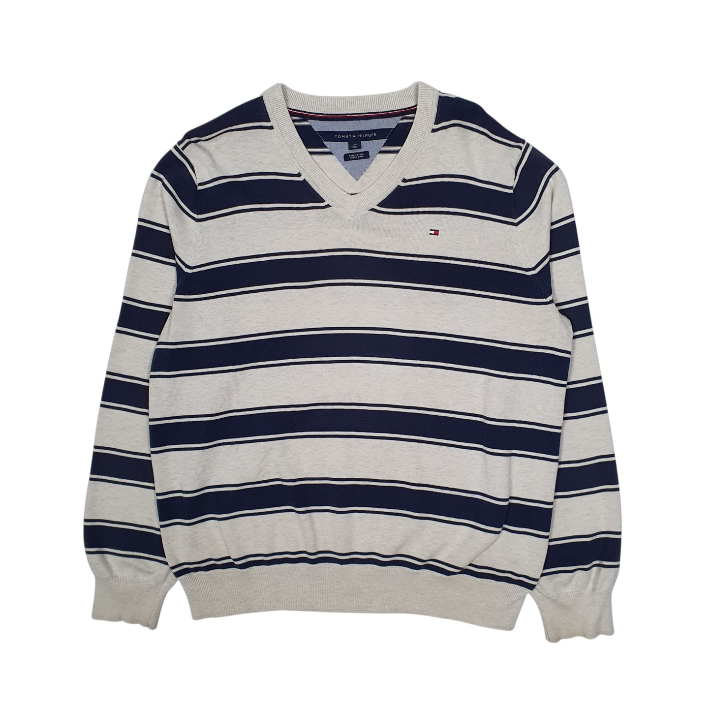 Mens Grey Tommy Hilfiger  Crewneck Jumper
